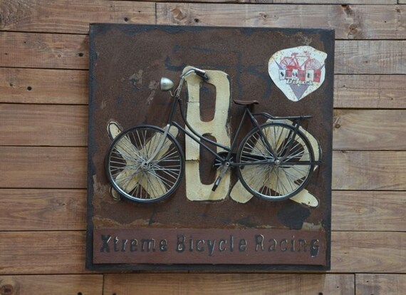 Bicyclebike Metal Wall Art Sculpturehandmade 3 D - Metal Vintage Bicycle Wall Art Bicyclebike Metal Wall Art Sculpturehandmade 3 D - Metal Vintage Bicycle Wall Art