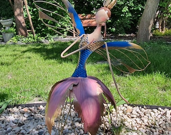 Metal Figure  Fairy Princess Garden, Home Decoration   Large 72cm / 28&quot;