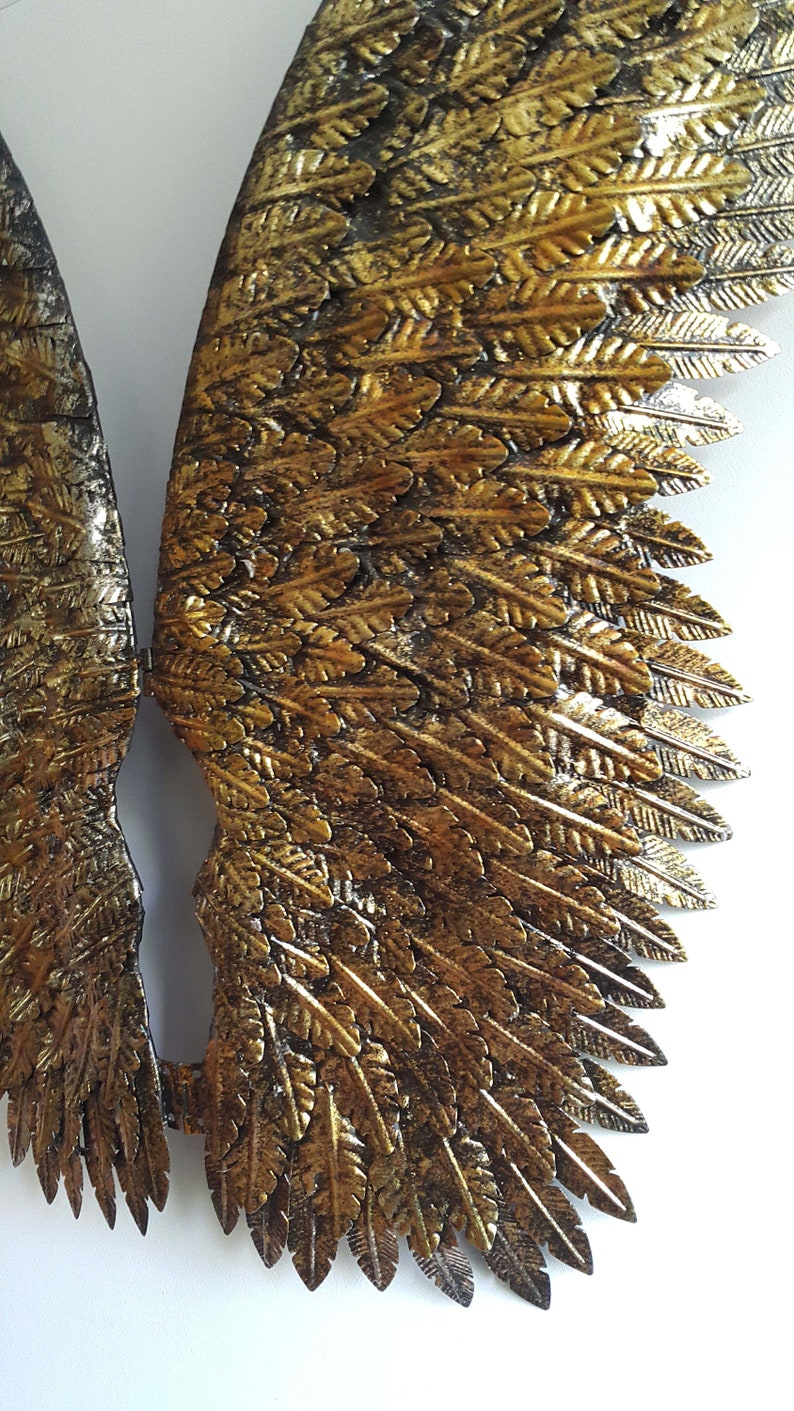 Extra Large Angel Wings Wall Decoration Metal ArtWall | Etsy