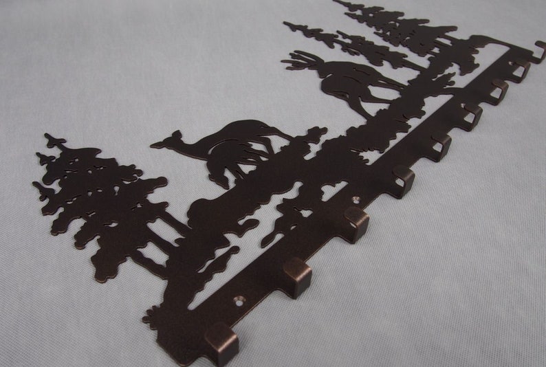 Metal Wall Art Hanger For Clothes/Keys Coat Rack Deer Etsy