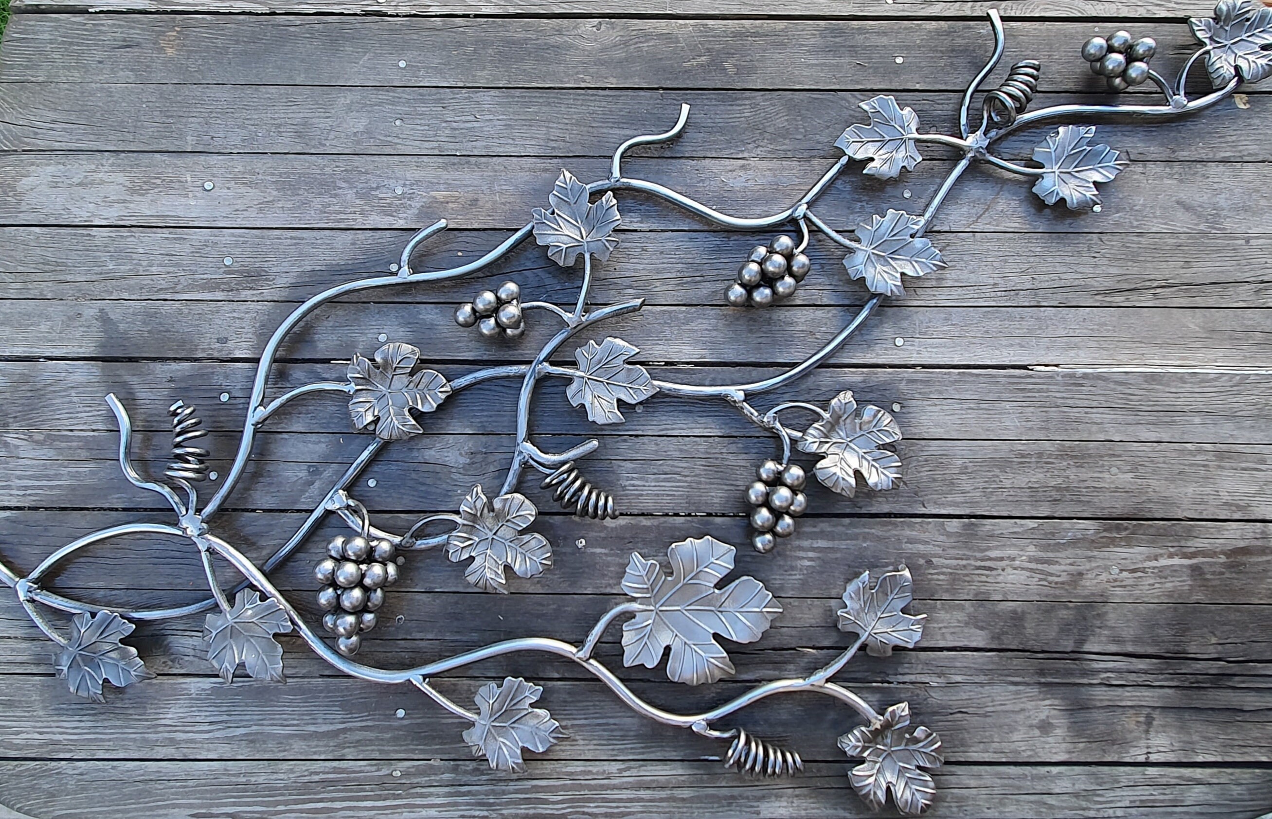 Skilwerx Leaf Vine Metal Wall Art - Modern Floral Decor, 12" X 3", Made In USA 9 thumbnail image