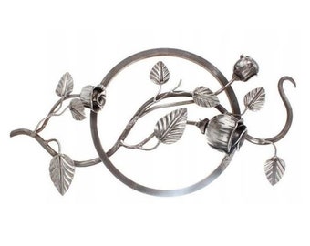 Rose Steel Wall Art Sculpture ,Ground steel,Large Heavy Rosette,Steel Wall  Decoration,Metal Wall Decor  Flowers,Craft Work,Unique gift