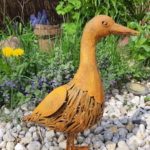 Metal Duck Garden/Home Decor,Metal Sculpture,Rust Decoration
