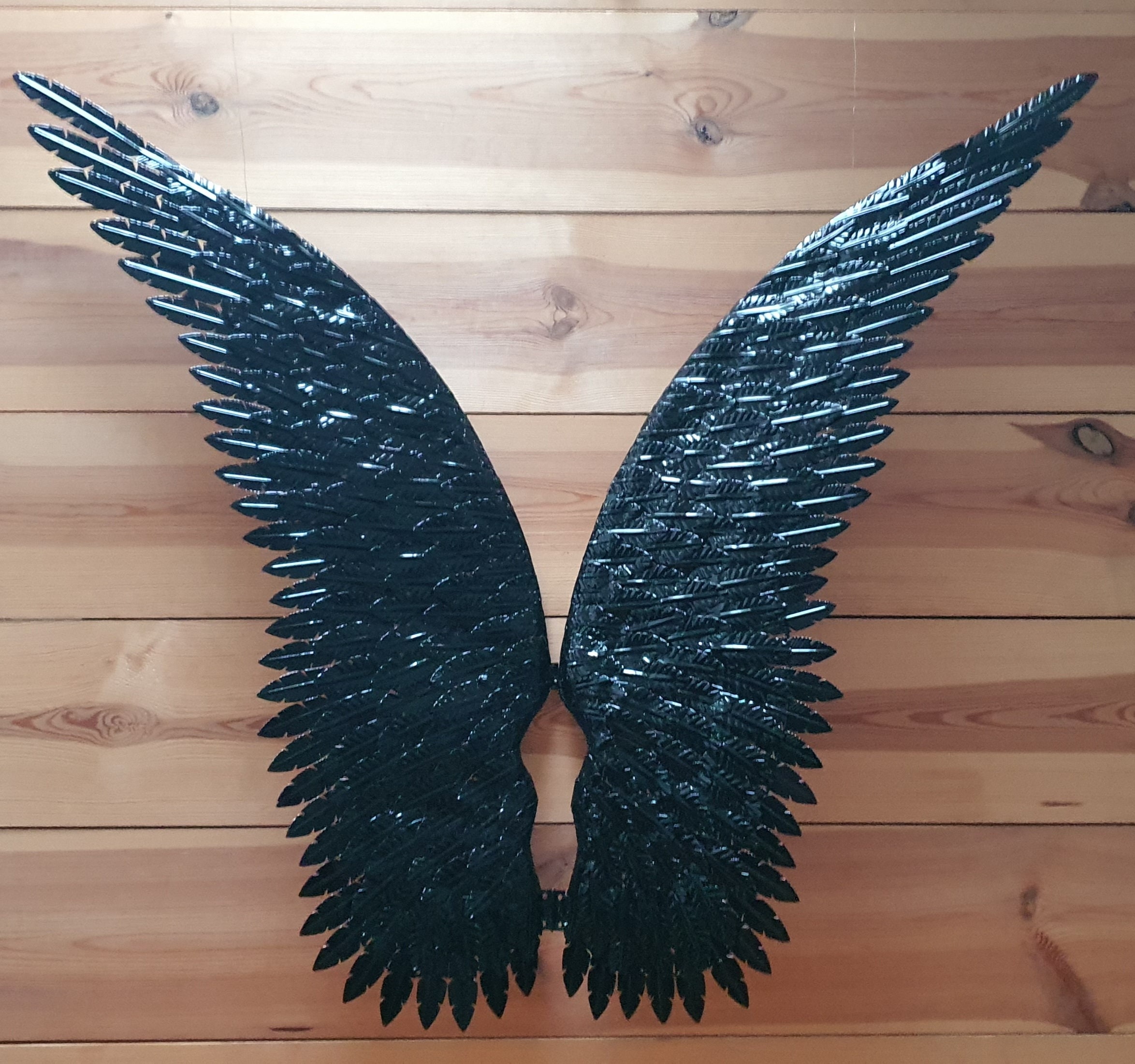 B*u様 WILDSWANS / CSS-WINGS wall Extra Large Devil Wings Wall Decoration Metal Art,wall