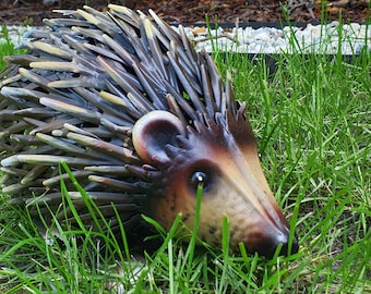 Hedgehog Metal Garden Figure,Metal Animals Figurine,Garden Sculpture Animals