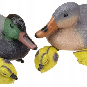 Floating Duks ForThe Pond - SET of 5 pcs-Duck family