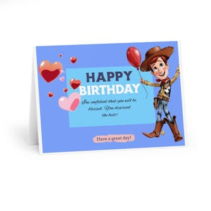 Cartes de vœux d'anniversaire (lot de 5) - Cartes amusantes et colorées pour les célébrations, parfaites pour les amis, la famille, les enfants, les anniversaires et les occasions spéciales