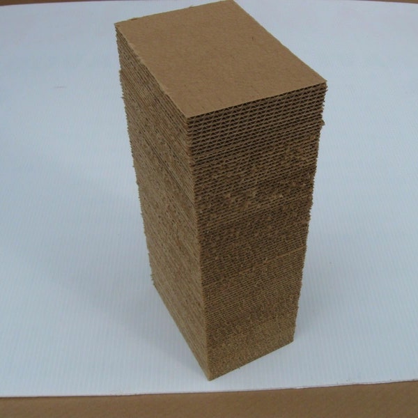 3 x 4 corrugated cardboard pads (100) pcs