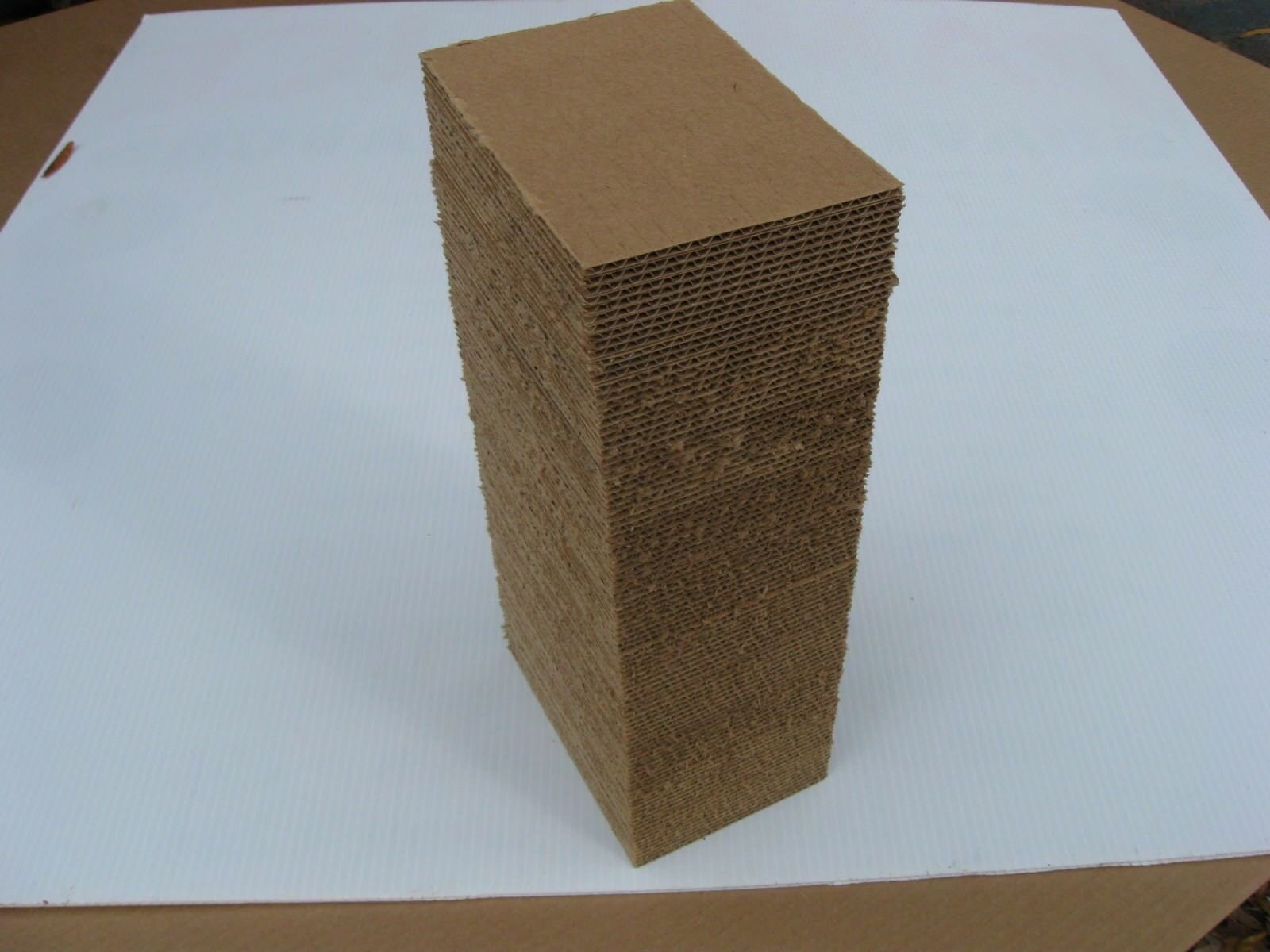 Corrugated Cardboard Sheets 4mm - 3/16 Thick 12x16- 5 Pack