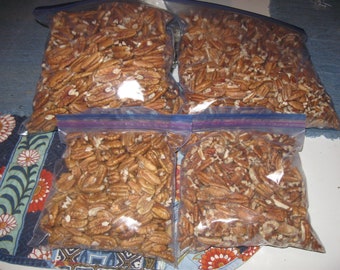 Pecans 12 pounds Harvested in Arkansas 6 lbs. of Halves and 6 lbs. of pieces Pecans