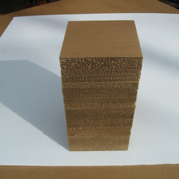6 x 6 corrugated cardboard pads (100) pcs
