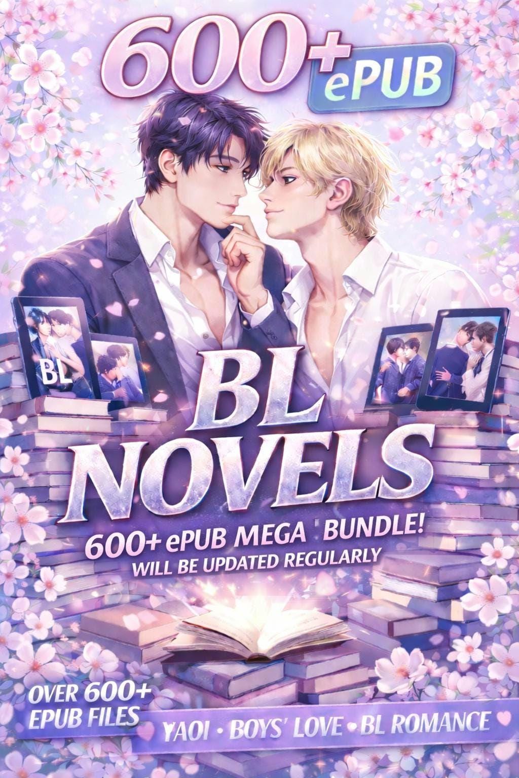 600+ Epub BL Novels Mega Bundle | Boys' Love, Yaoi, Danmei | Instant ...