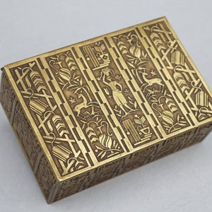 Eugen Schwemmle brass casket Erhart Söhne 1930s