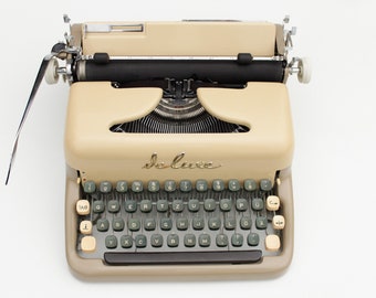 1960 seltene Schreibmaschine deluxe