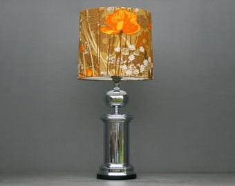 Mid century chrome table lamp