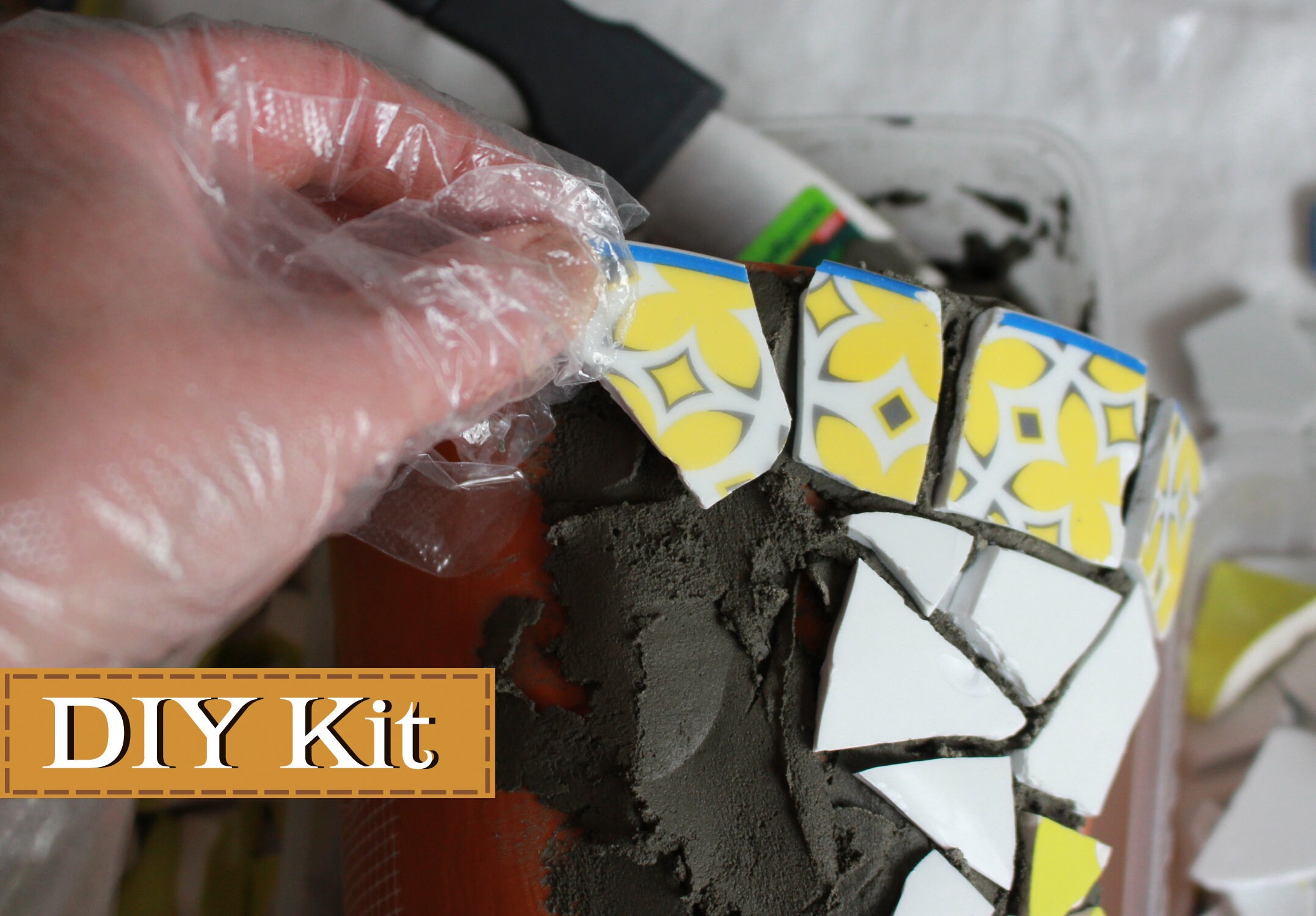 DIY Kit / Glue mosaic Etsy