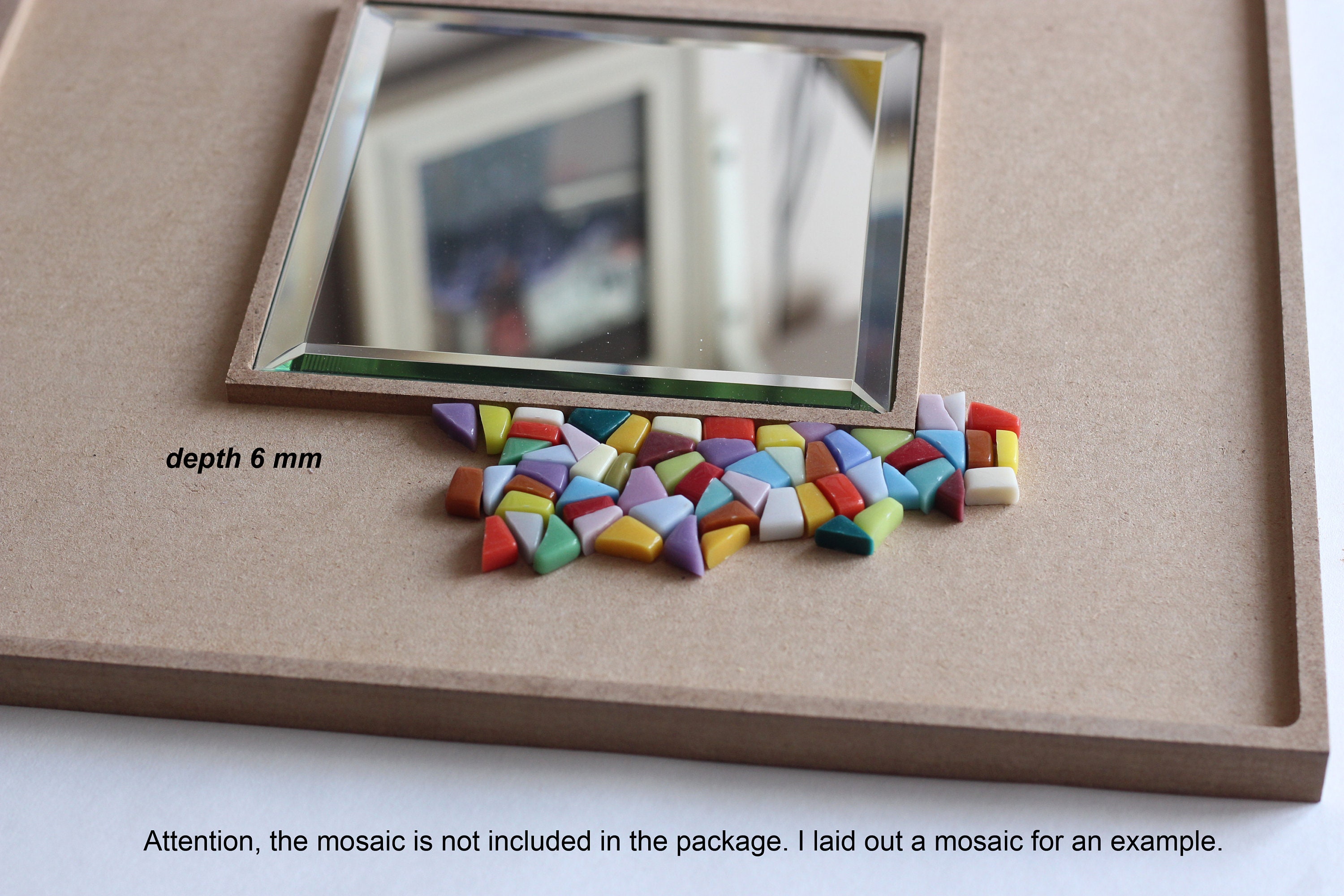 MDF mirror board / 13.5 x 13.5 inch square Etsy