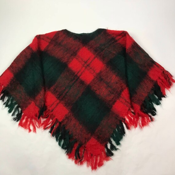 Glentana Scotland Vintage Mohair Wool Red Green P… - image 4