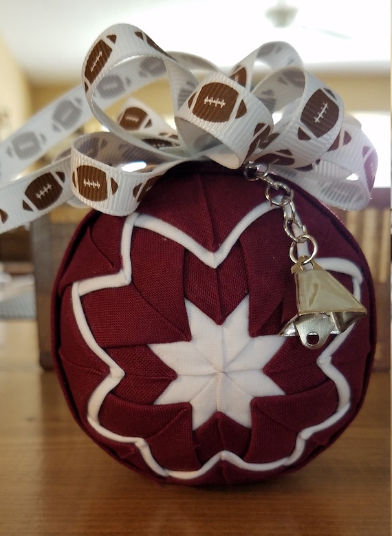 Mississippi State Christmas Ornament With Cowbell Charm MS Etsy image 0 - Mississippi State Christmas Ornament With Cowbell Charm MS Etsy