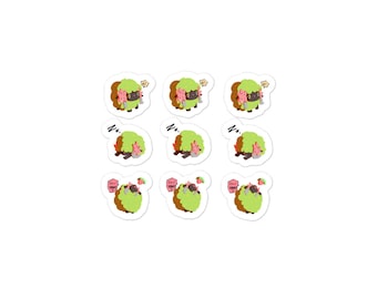 Woomin Bubble-free stickers | Kawaii Stickers | Cute Stickers