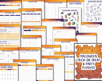 Halloween Planner Printable with Bonus