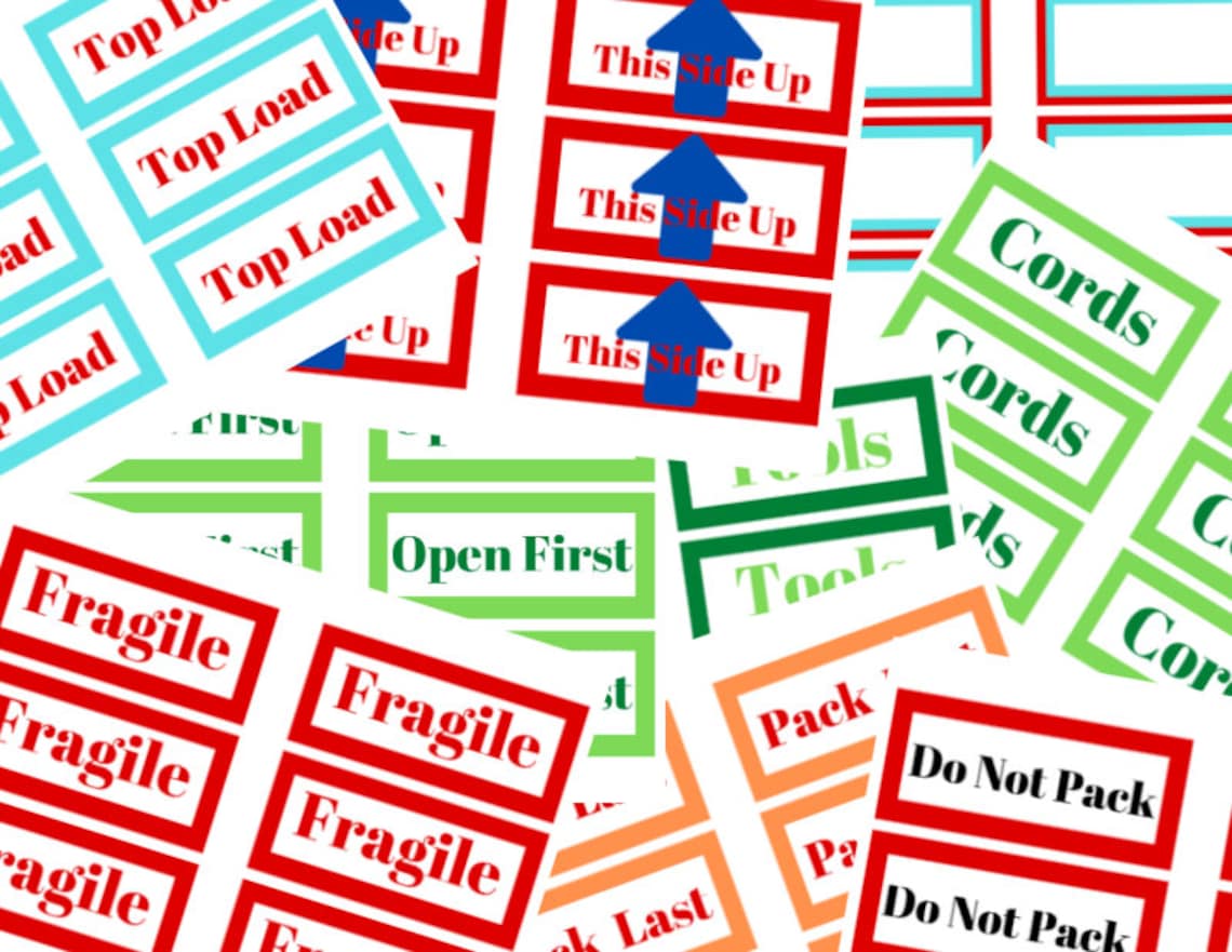 printable moving labels etsy