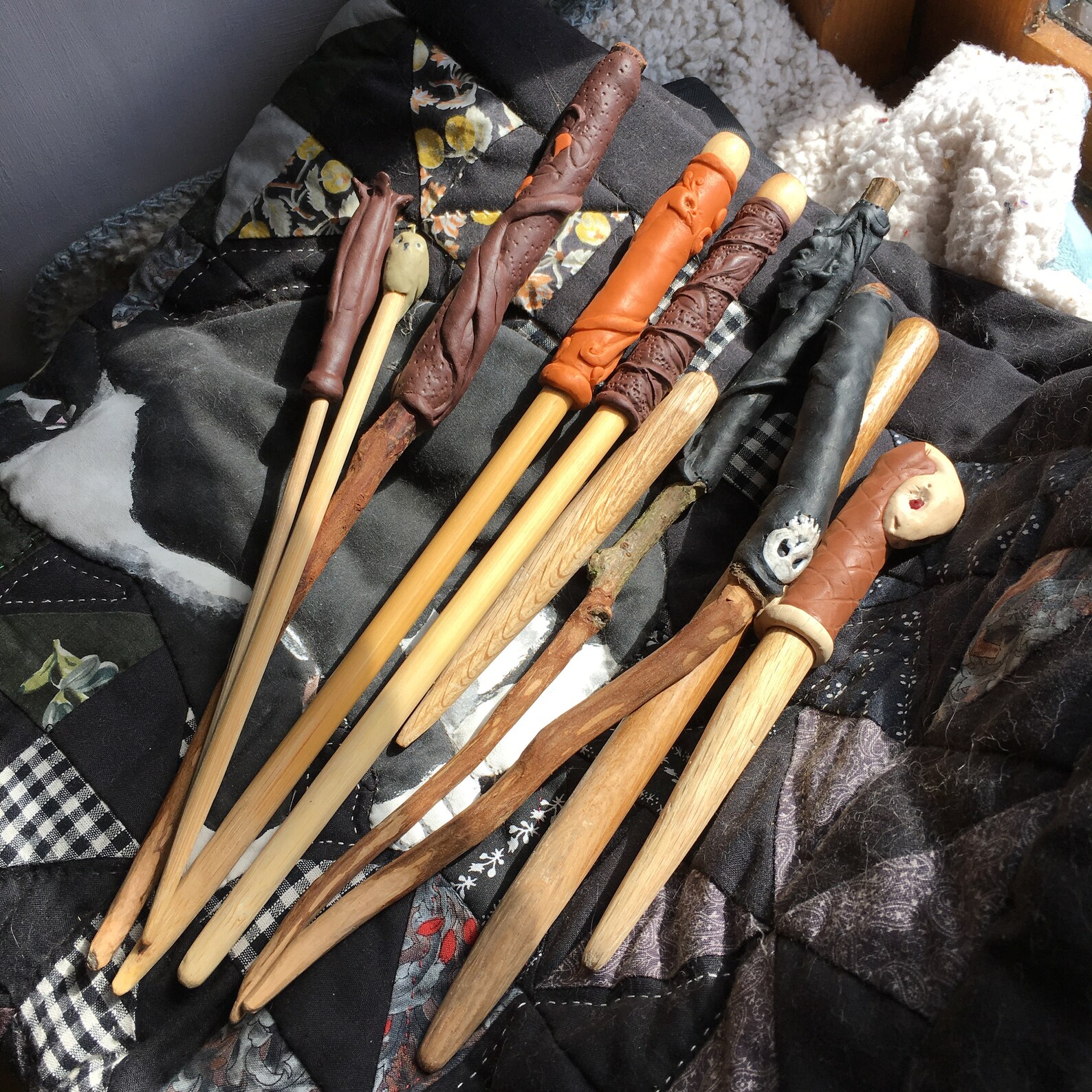 Handmade Wand with Dirigible Plums Inspired Handle Etsy