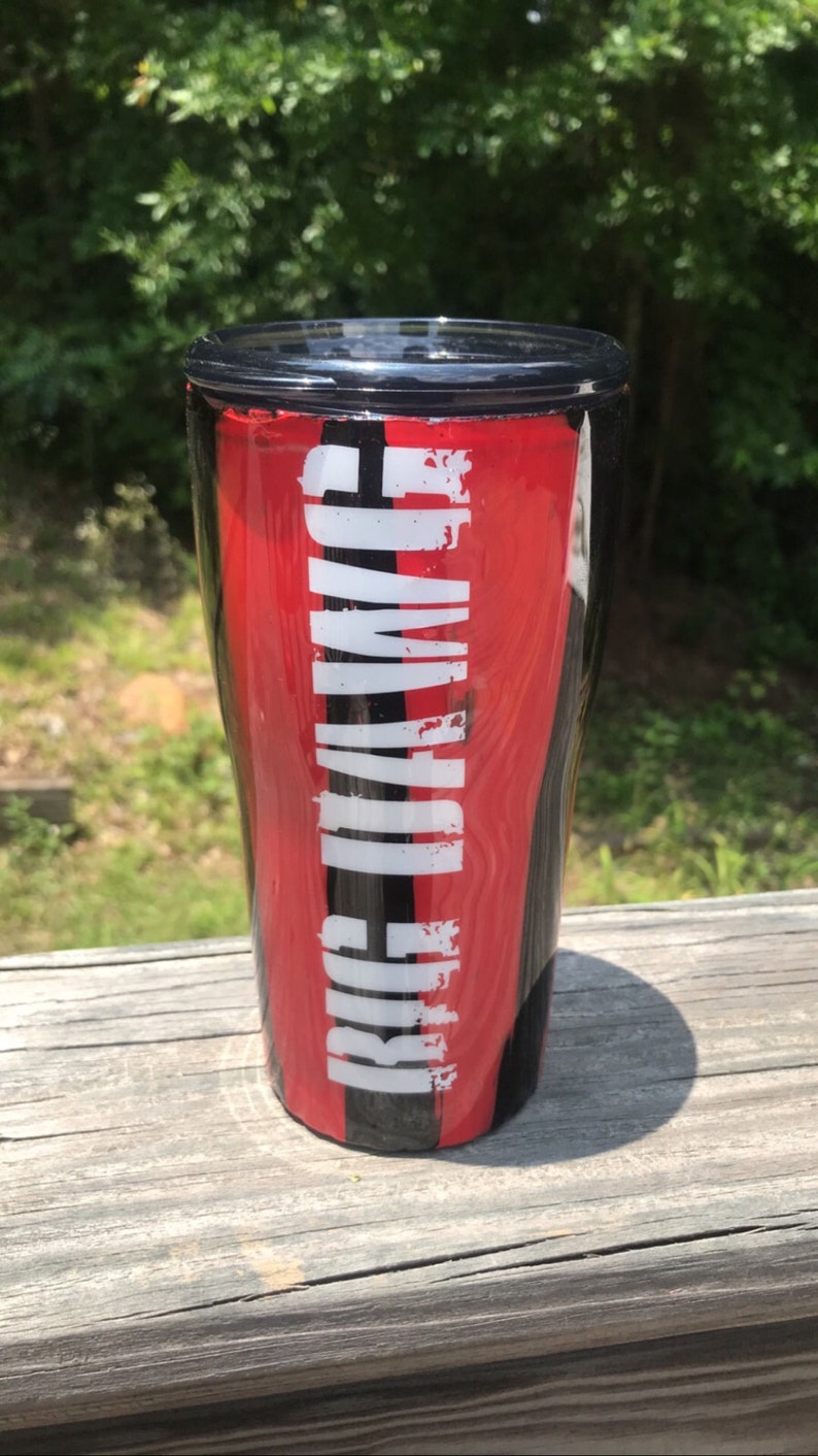Sports 20oz stainless steel custom tumbler personalized Etsy