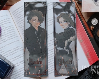 Fourth Wing Violet Sorrengail Xaden Riorson | Iron Flame Bookmark