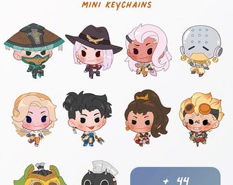 Overwatch mini charms | Acrylic Keychain