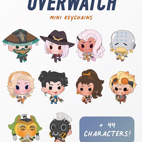 Overwatch mini charms | Acrylic Keychain