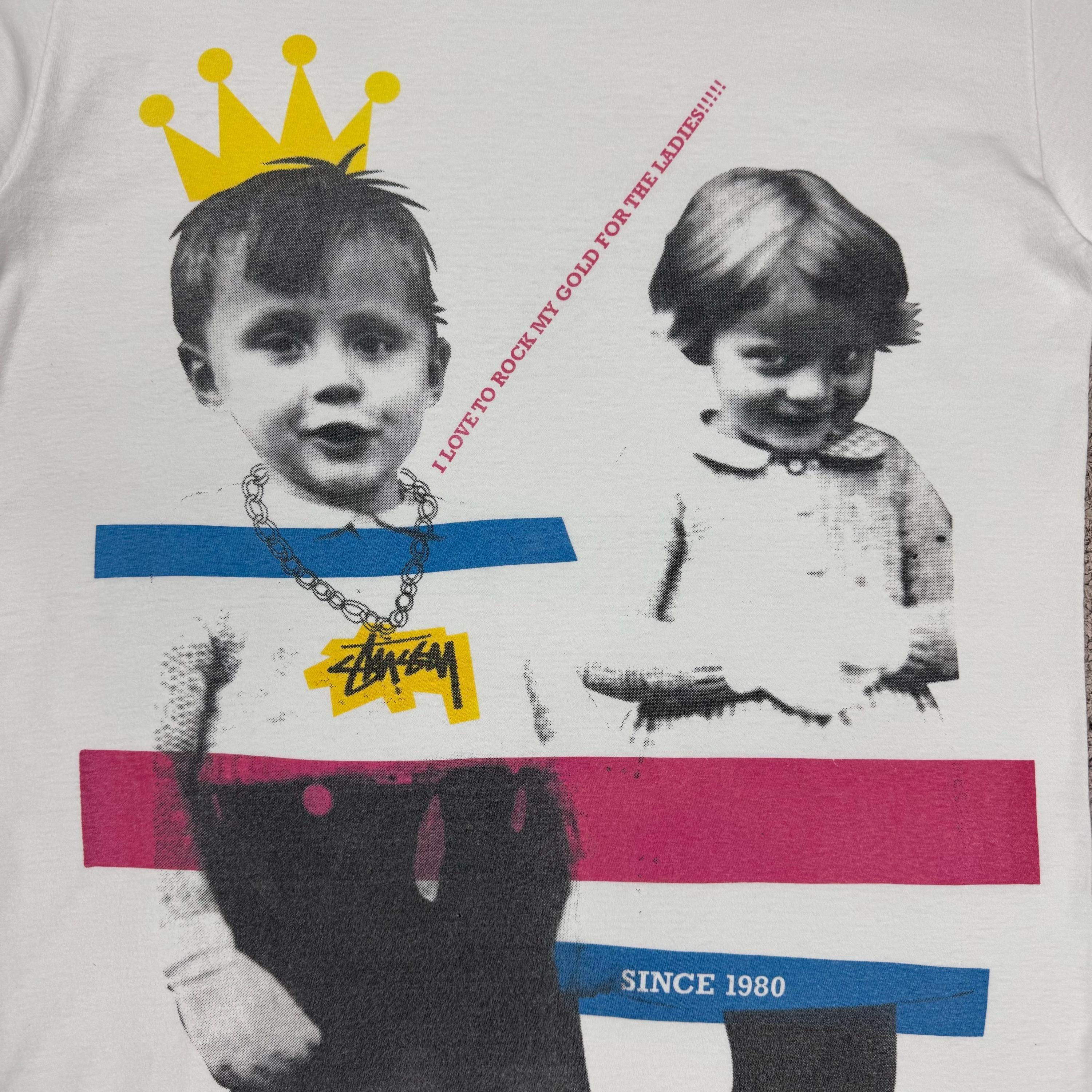 Stussy Kids Photo Tees SIZE M/ Streetwear/ Fotofolio Edition