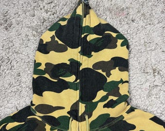 Vintage Bape 1st Camo Fullzipper Hoodie SIZE S/ Nigo/ Japanese
