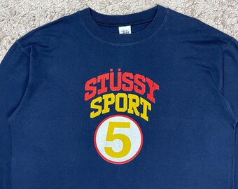 トップス old stussy sport Vintage Stussy Sport Longsleeve T-shirt - Etsy UK