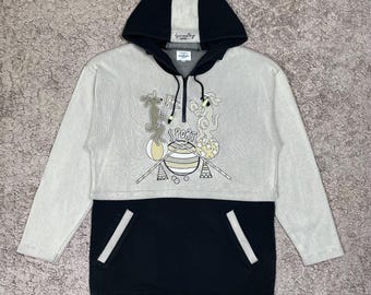 Vintage Jean Charles De Castelbajac Embroidered Hoodie - Etsy
