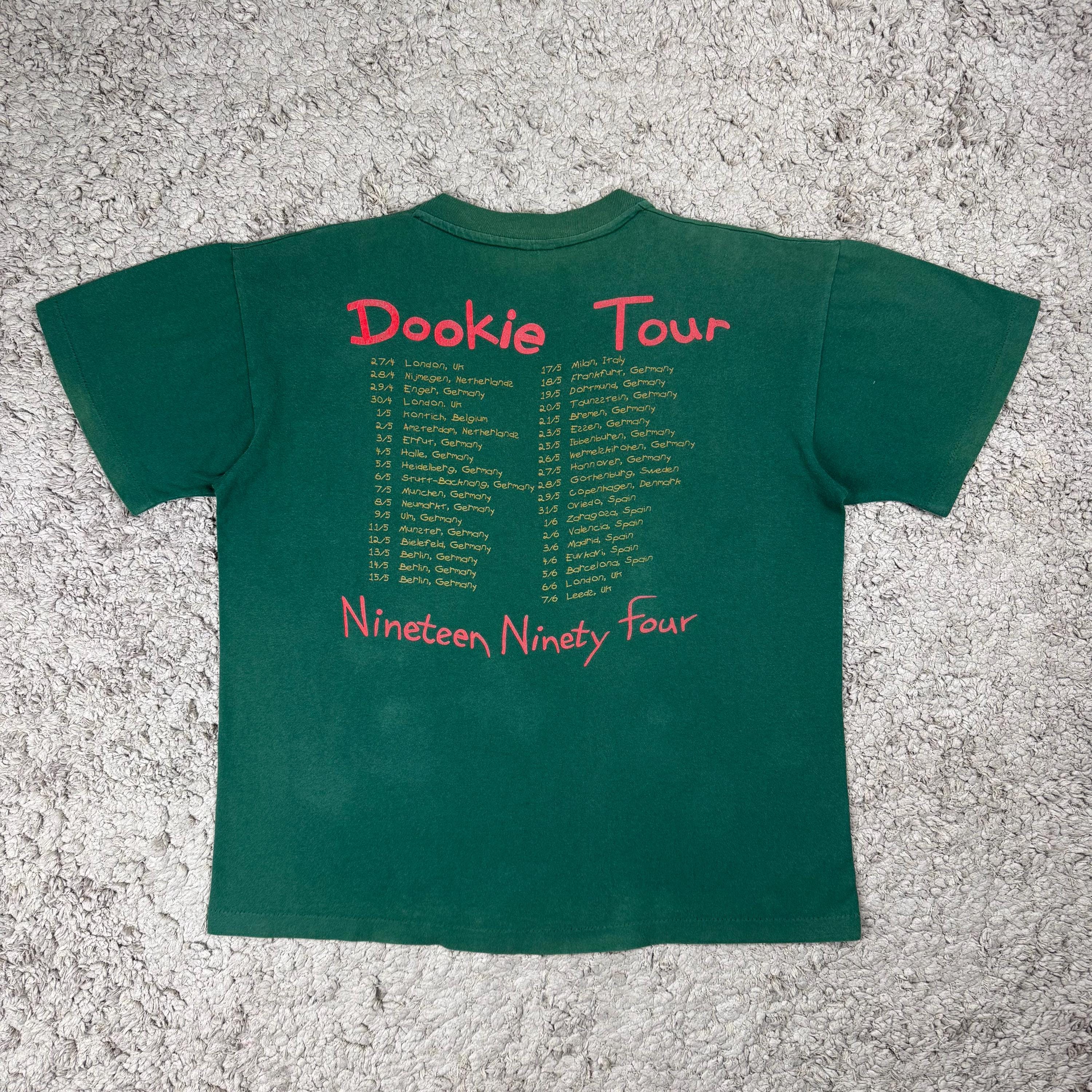 Green Day Dookie Tour Tシャツ 1994 Vintage Green Day Dookie Tour 1994 Band T-shirt SIZE L/ Band Tees