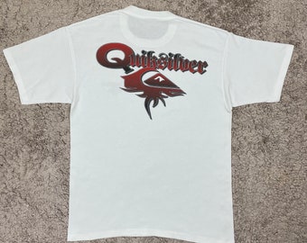 T-shirt da surf vintage anni '90 Quiksilver TAGLIA L/ maglietta da surf/ surf/ estate/ primavera