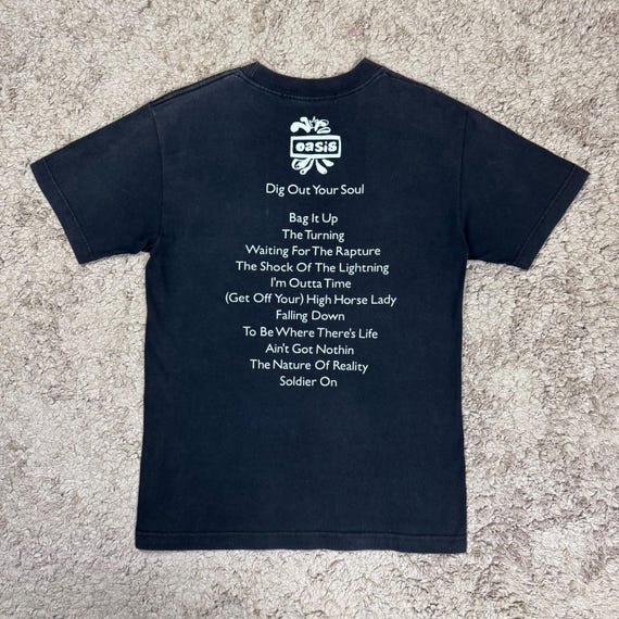 Oasis dig out your soul Tシャツ L 黒 バンド