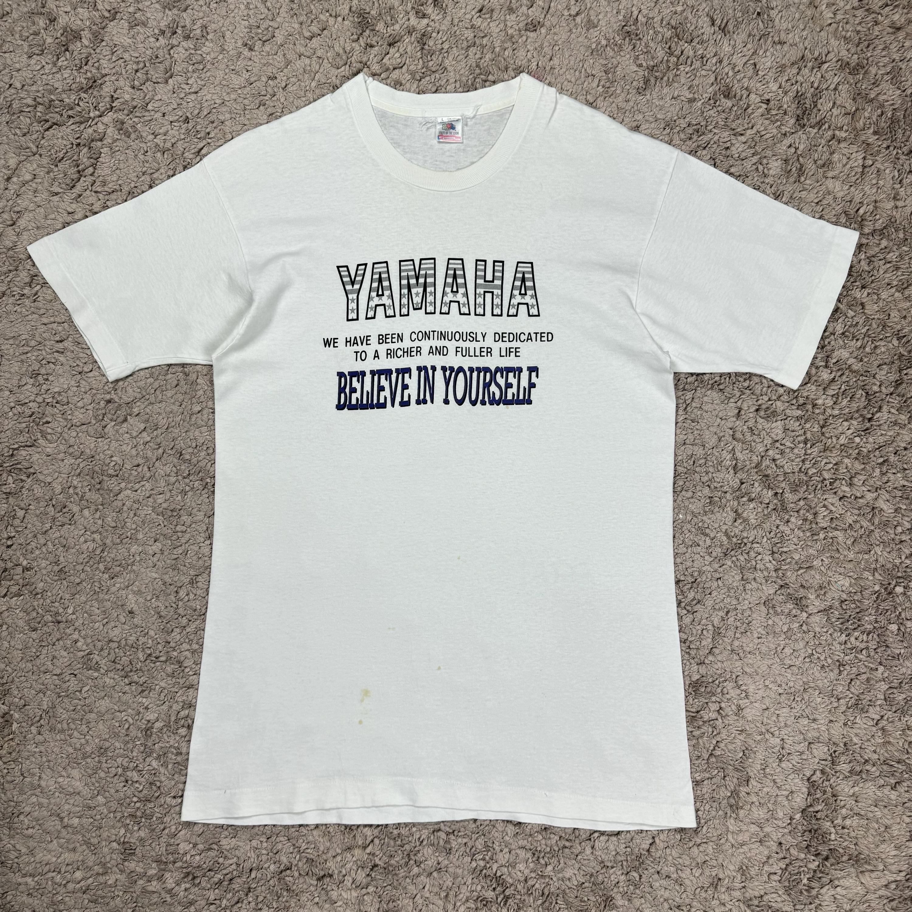 Vintage Yamaha Believe in Yourself T-shirt SIZE L - Etsy