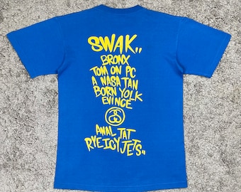 Vintage Stussy x Kaws Tour 2006 T-shirt SIZE M