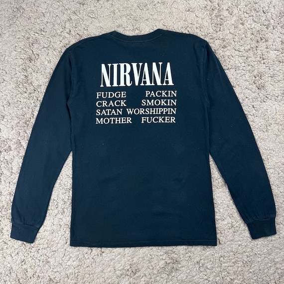 Vintage Nirvana Vestibule Longsleeve T-shirt SIZE S/ … - Gem