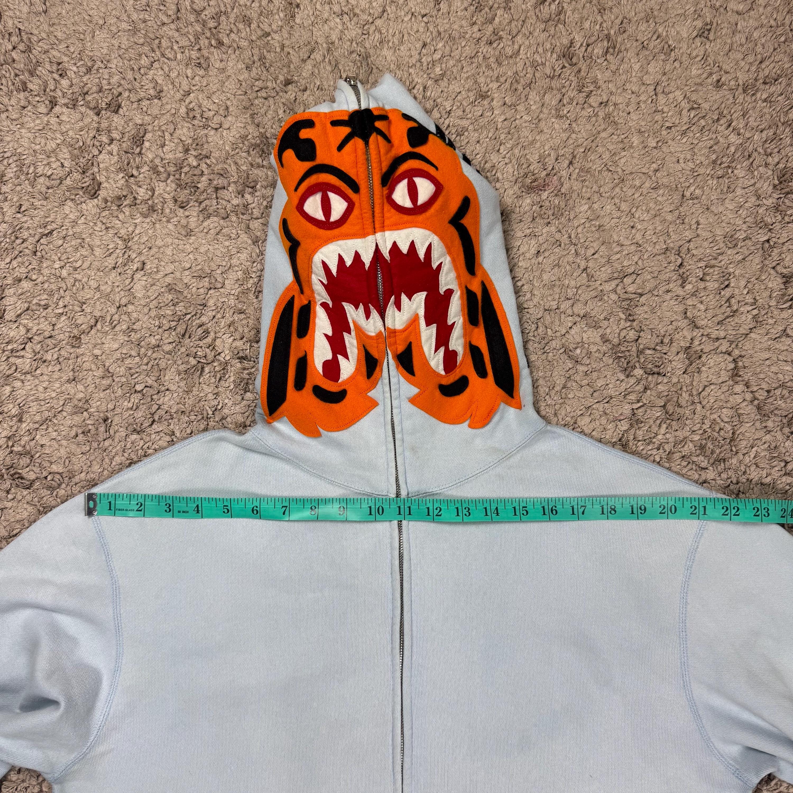 Vintage Bape Tiger Full Zip Hoodie SIZE M/ Nigo/ Japanese Brand