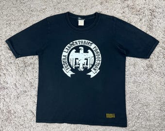ヴィンテージ フューチャーラボラトリーズ ミリタリー/アーミー グラフィックTシャツ サイズL / 日本ブランド / ストリートウェア