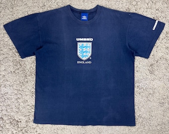 ヴィンテージ アンブロ イングランド代表サッカーチーム Tシャツ サイズL / ワールドカップ / ジャージ / レア