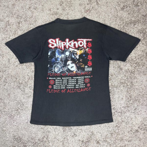 Vintage slipknot band zeldzaam grafisch T-shirt, maat L