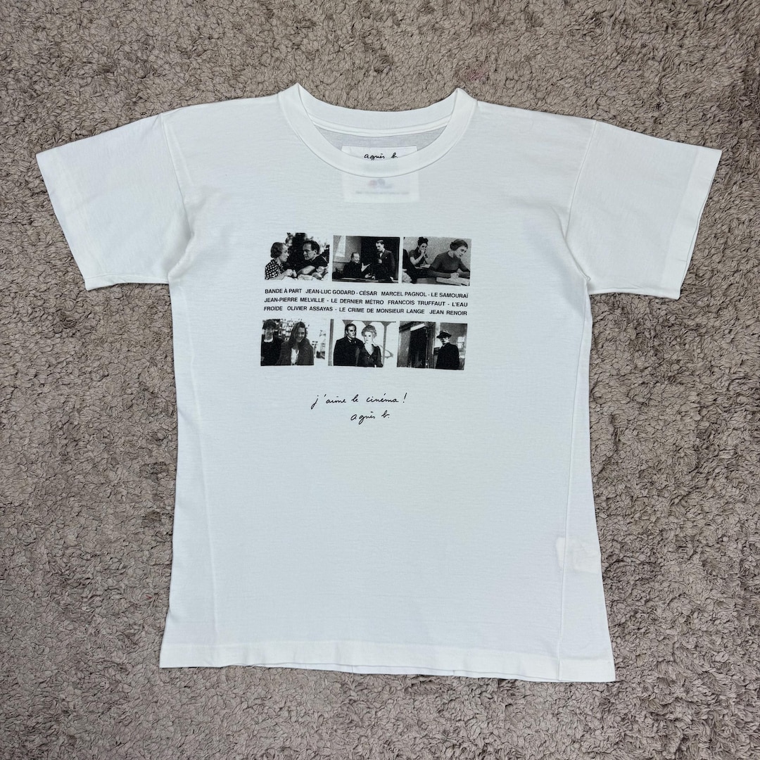 Vintage Agnes B. T-shirt SIZE M/ Designer/ Japanese/ Photo Tee - Etsy