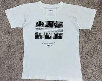 Vintage Agnes b. T-shirt SIZE M/ designer/ japanese/ photo tee