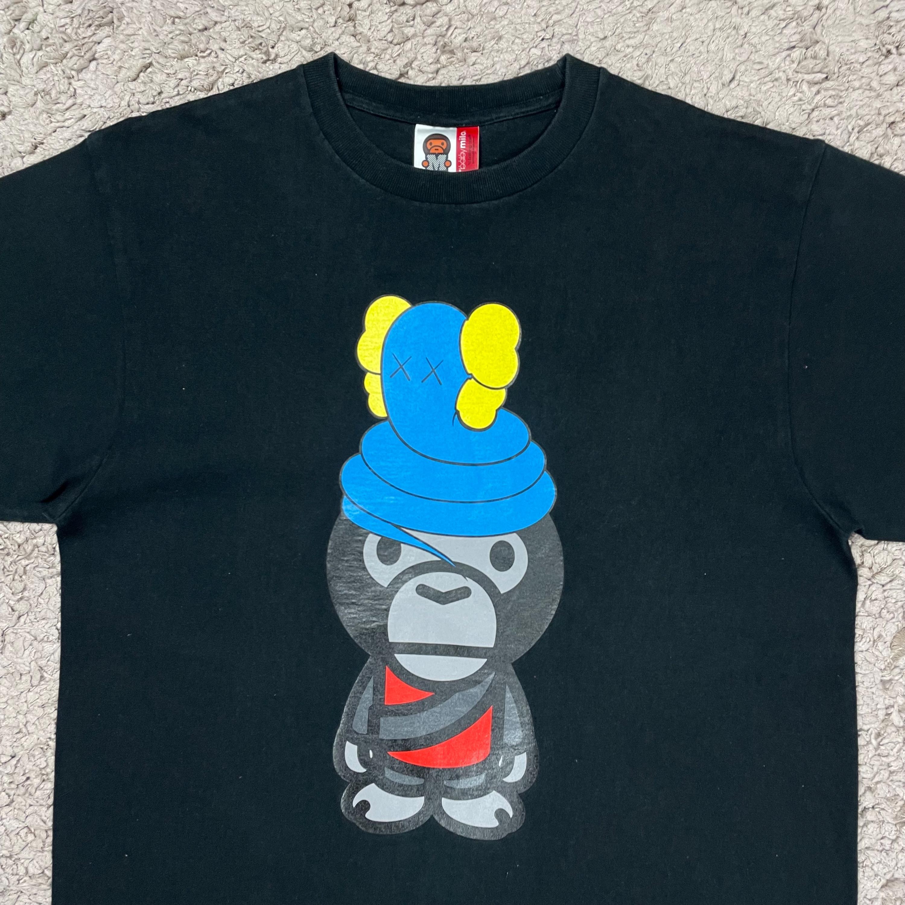 ヴィンテージ Bape x Kaws Tシャツ サイズM - Etsy 日本