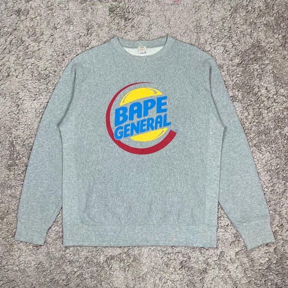 Bape, Vintage Bape General Parody Sweatshirt SIZE M/ Nigo/ Japanese brand/ Streetwear