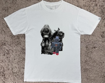ヴィンテージネイバーフッド×フラグメントデザイン ウォーロボット フォトTシャツ